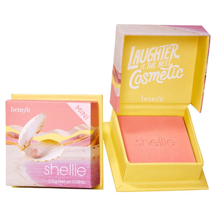 Benefit Shellie front packaging showing compact and shade for easy identification