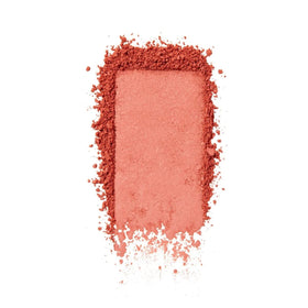 Benefit Shellie pan close-up displaying smooth, ultrafine powder texture and color payoff