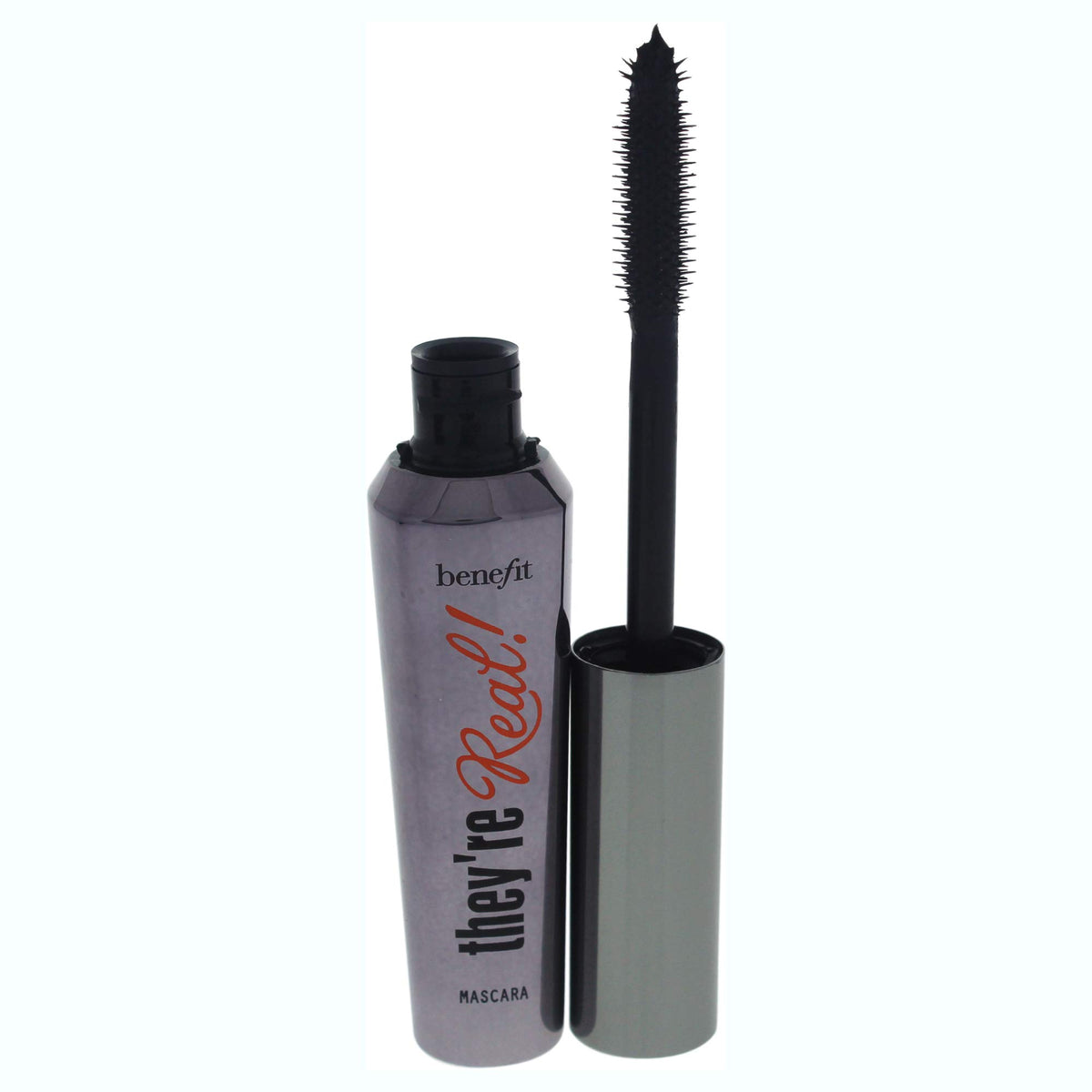 Benefit tapered brush close-up capturing bristle shape for precise lash separation
