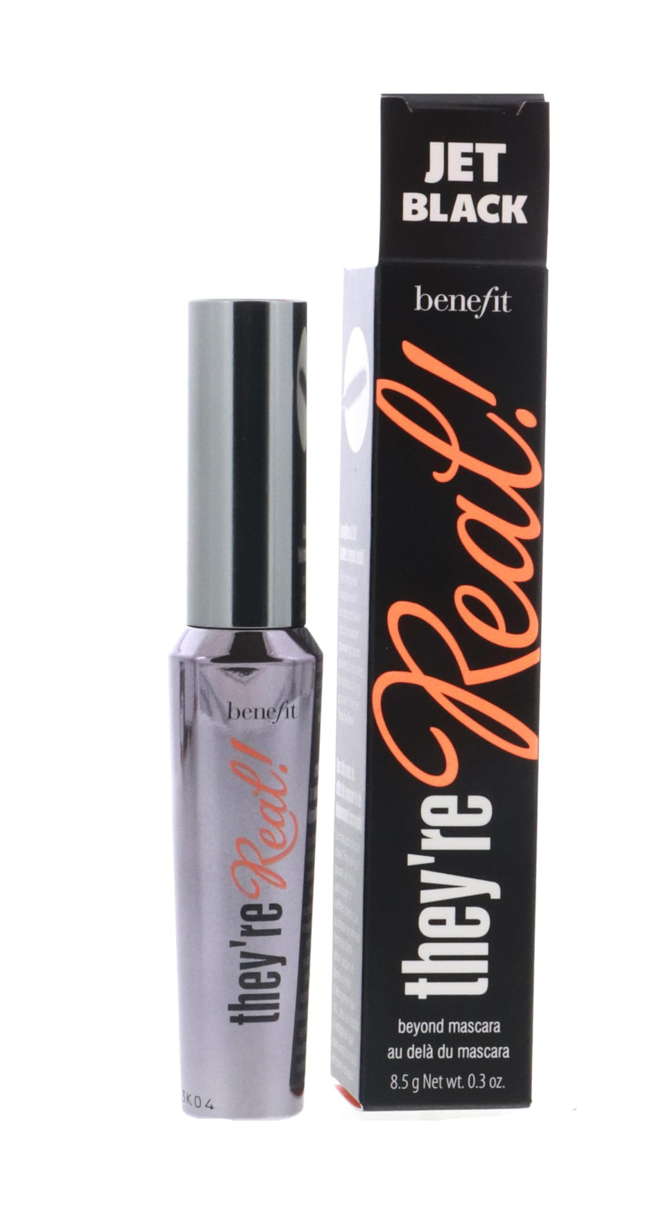Benefit They're Real front packaging showing tube and brand, easy-to-find on shelf
