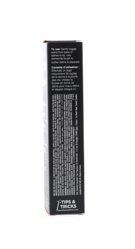 Benefit they're real lifestyle application on eyes demonstrating lifted, fanned lashes