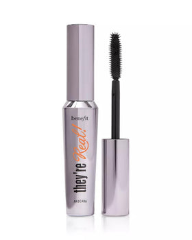 Benefit tapered brush closeup highlighting wand design for precise lash separation and reach