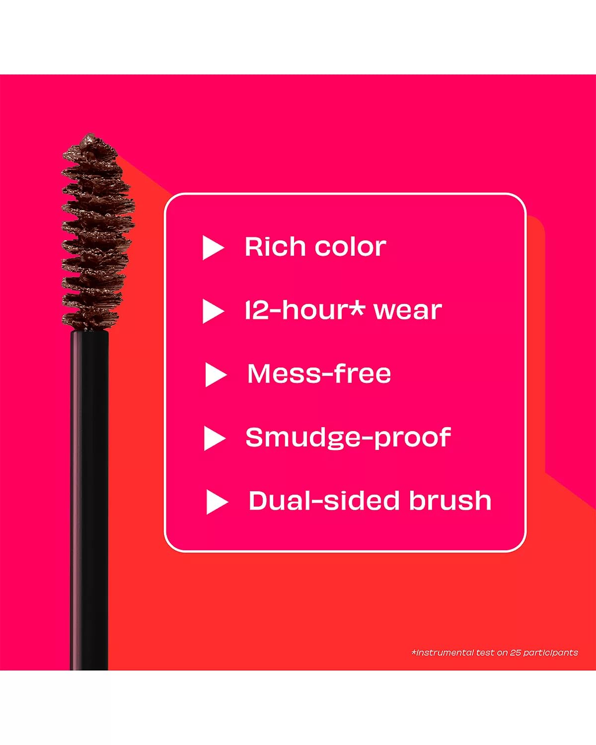 Benefit warm deep brown wax texture close-up highlighting rich pigment