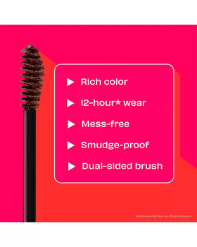Benefit warm deep brown wax texture close-up highlighting rich pigment