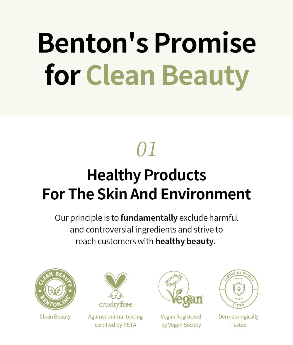 BENTON applied under makeup as smooth base for everyday routines