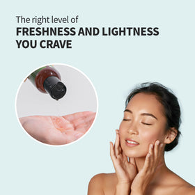 BENTON texture drop showing watery formula for fast absorption benefit