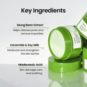 beplain balm in hand being scooped, showing spreadability and gentle application