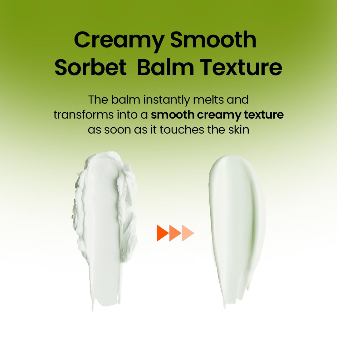 beplain balm emulsifying into a milky rinse, demonstrating effective removal