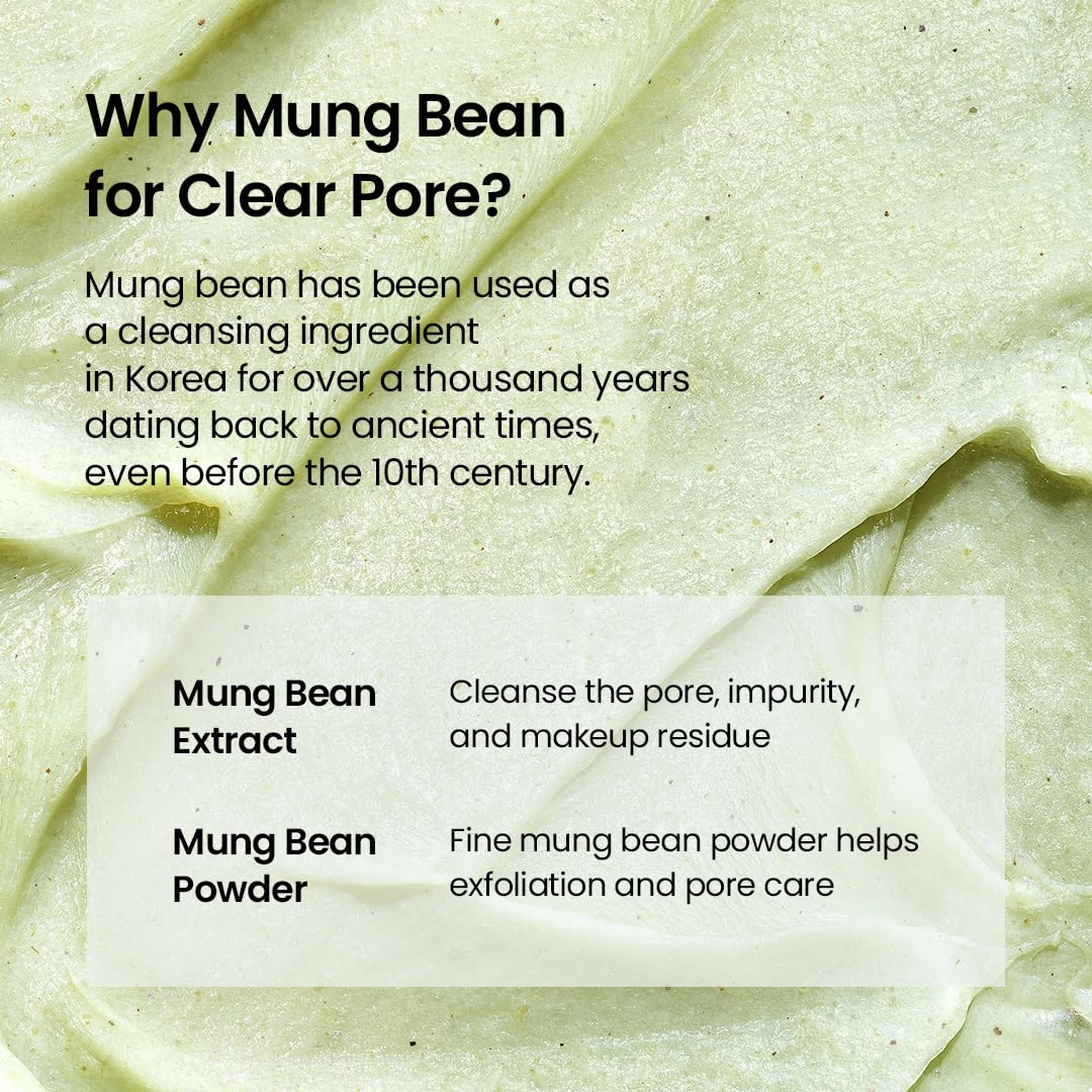 beplain mung bean ingredient close-up, highlights purifying botanical benefit