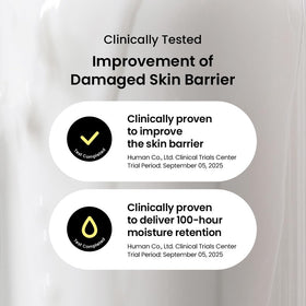beplain toner applied to hand in routine demonstrating fast absorption and soothing