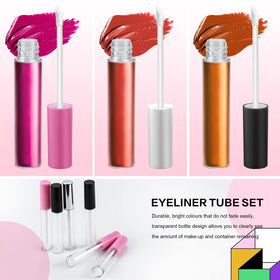 Bercoor tube filled with pink gloss being applied, showing portability benefit
