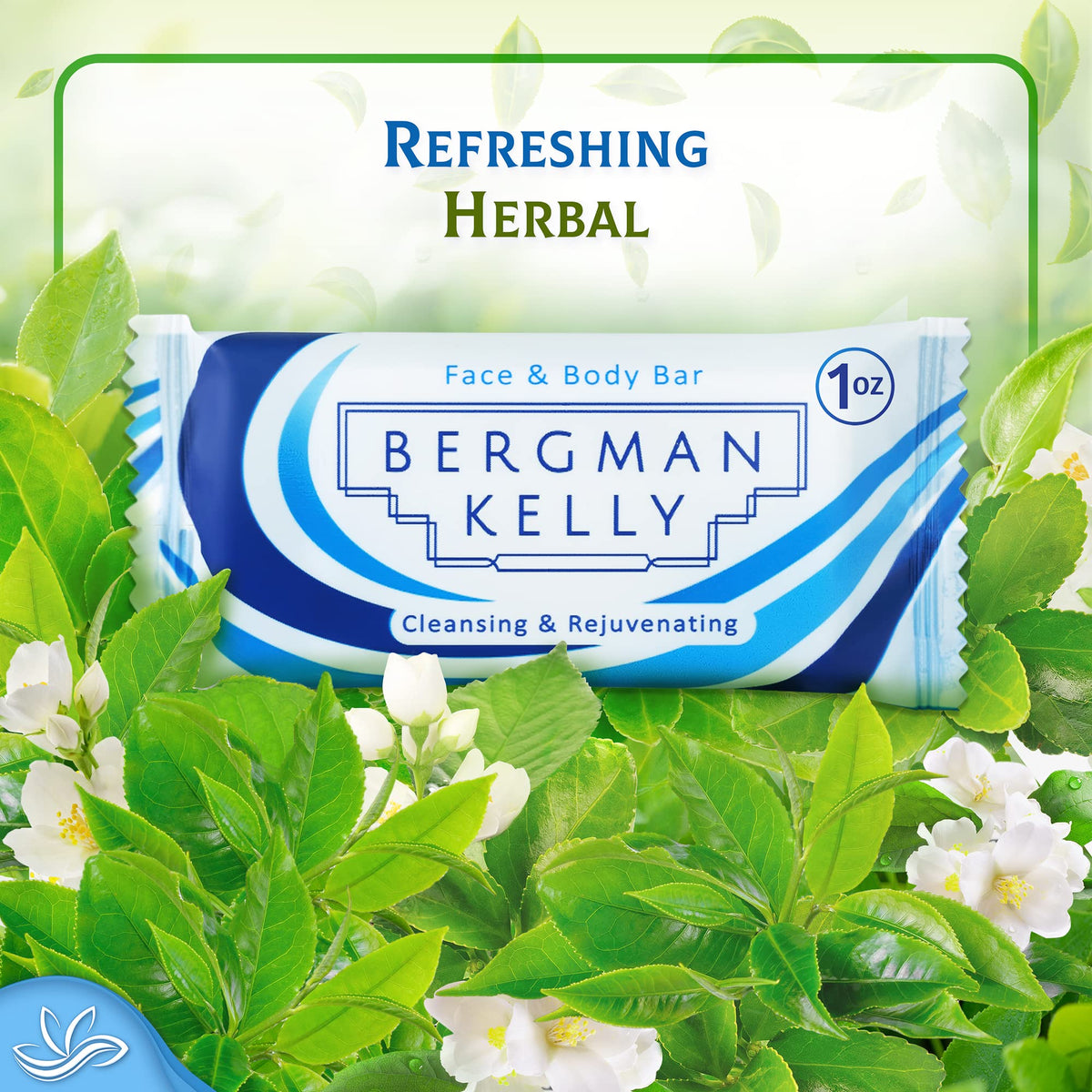 BERGMAN KELLY soap placed on bathroom counter illustrating refined guest experience