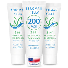 BERGMAN KELLY front packaging showing label and white tea scent benefit