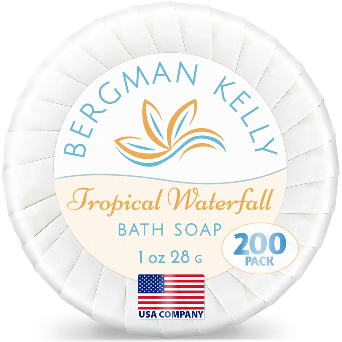 BERGMAN KELLY front packaging showing 200-pack and branding, convenient bulk storage
