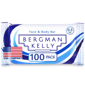 BERGMAN KELLY front packaging showing 100-pack and brand for easy stocking