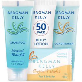 BERGMAN KELLY front packaging showing full 200-piece set and branding benefit