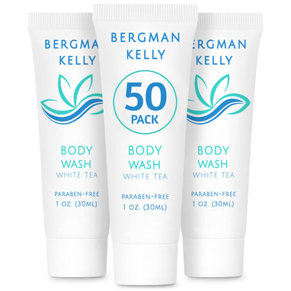 BERGMAN KELLY front packaging showing 50 tubes and box, professional presentation benefit