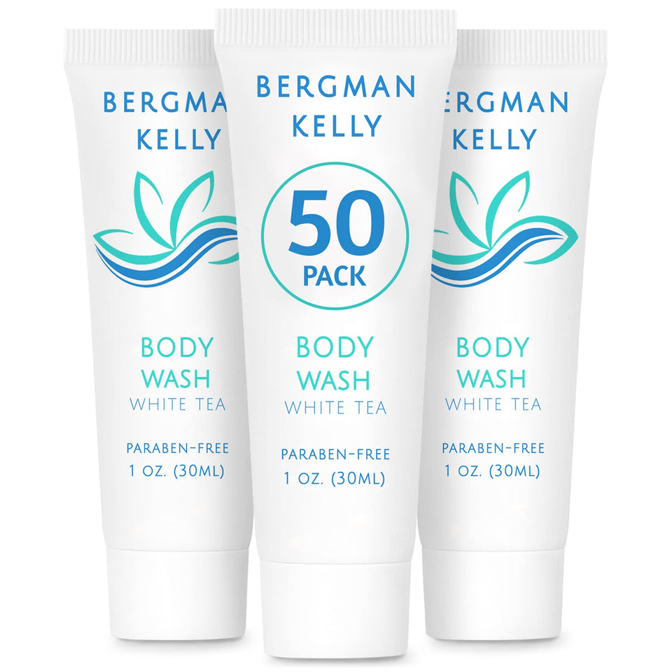 BERGMAN KELLY front packaging showing 50 tubes and box, professional presentation benefit