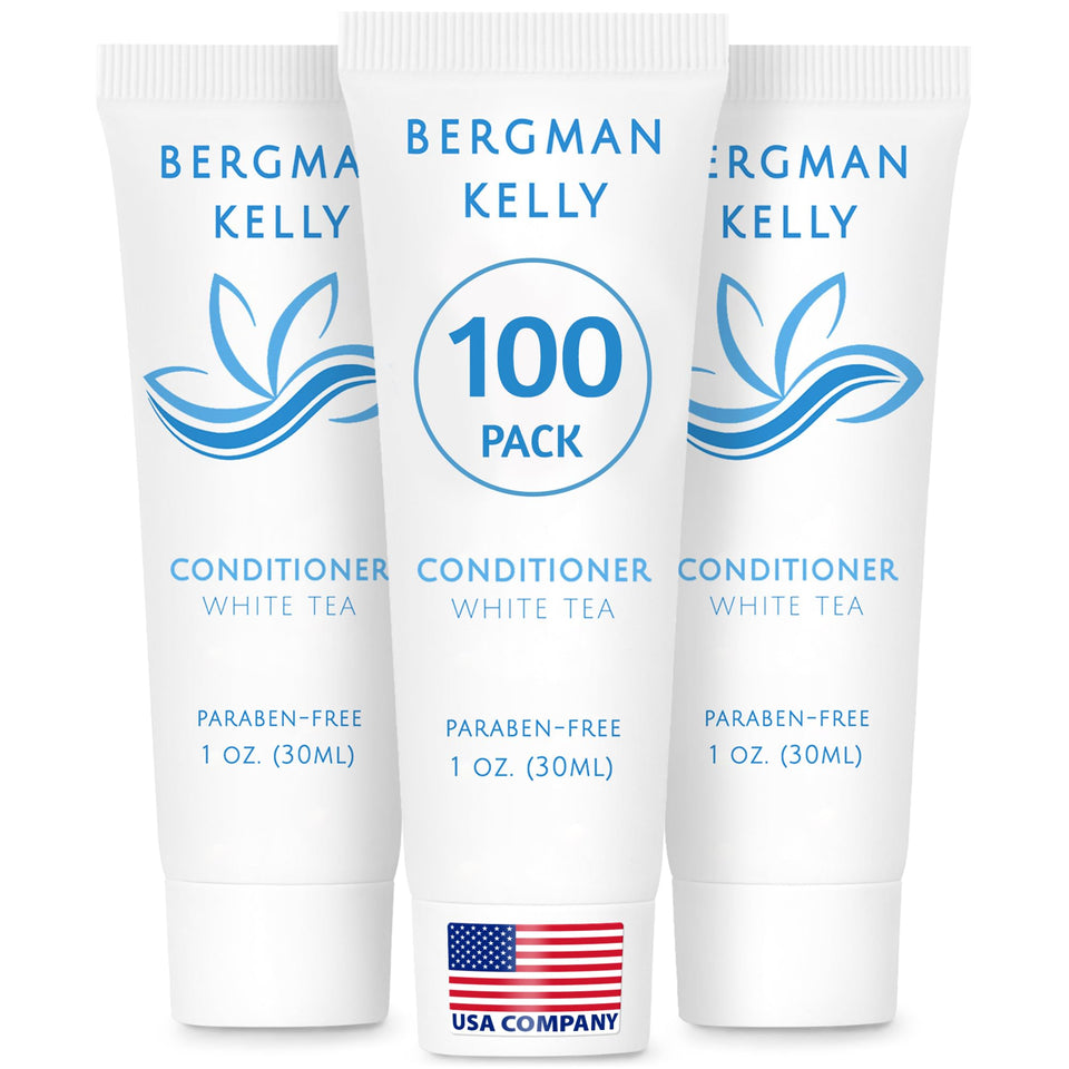 BERGMAN KELLY front packaging showing 100-count box and tubes for easy storage