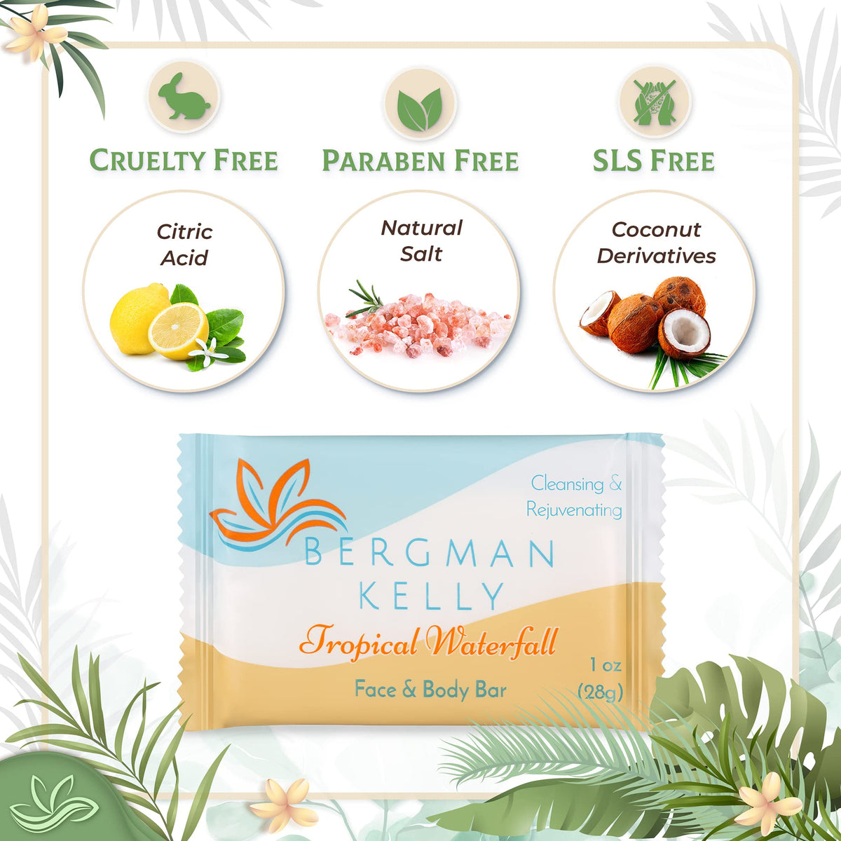 BERGMAN KELLY individual wrapper close-up highlighting hygiene