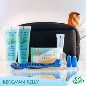 Bergman Kelly tube in a clean hotel bathroom showing upscale guest experience benefit