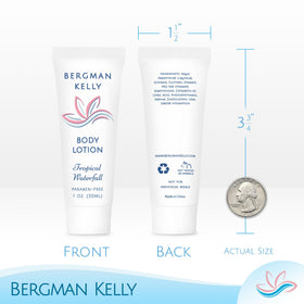 BERGMAN KELLY lotion texture on hand demonstrating smooth, non-greasy finish