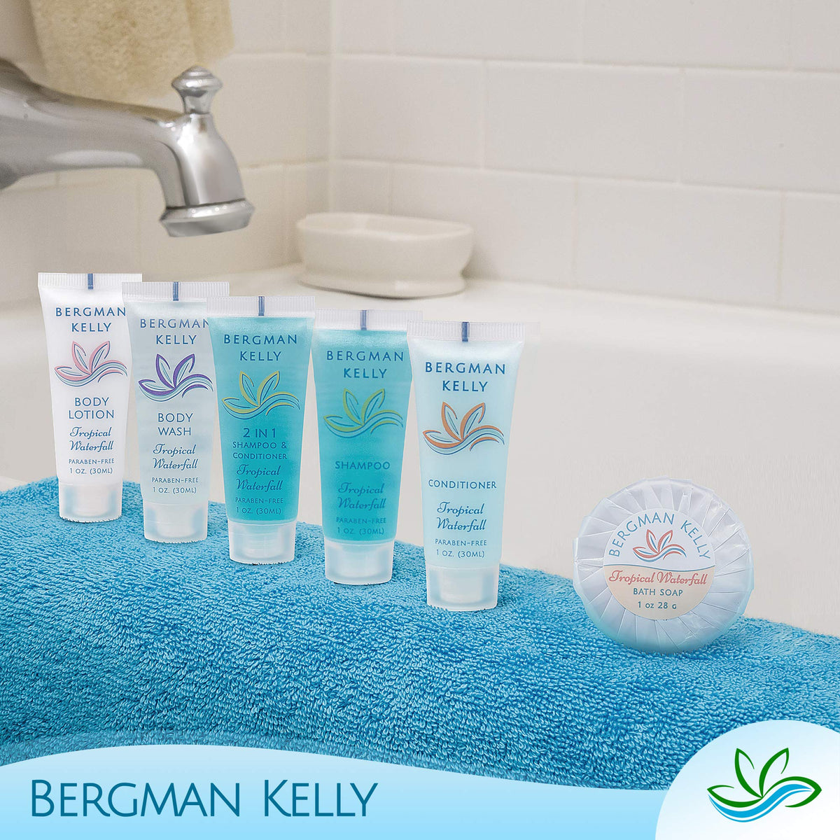 BERGMAN KELLY recyclable label and ingredients panel promoting eco-friendly choice
