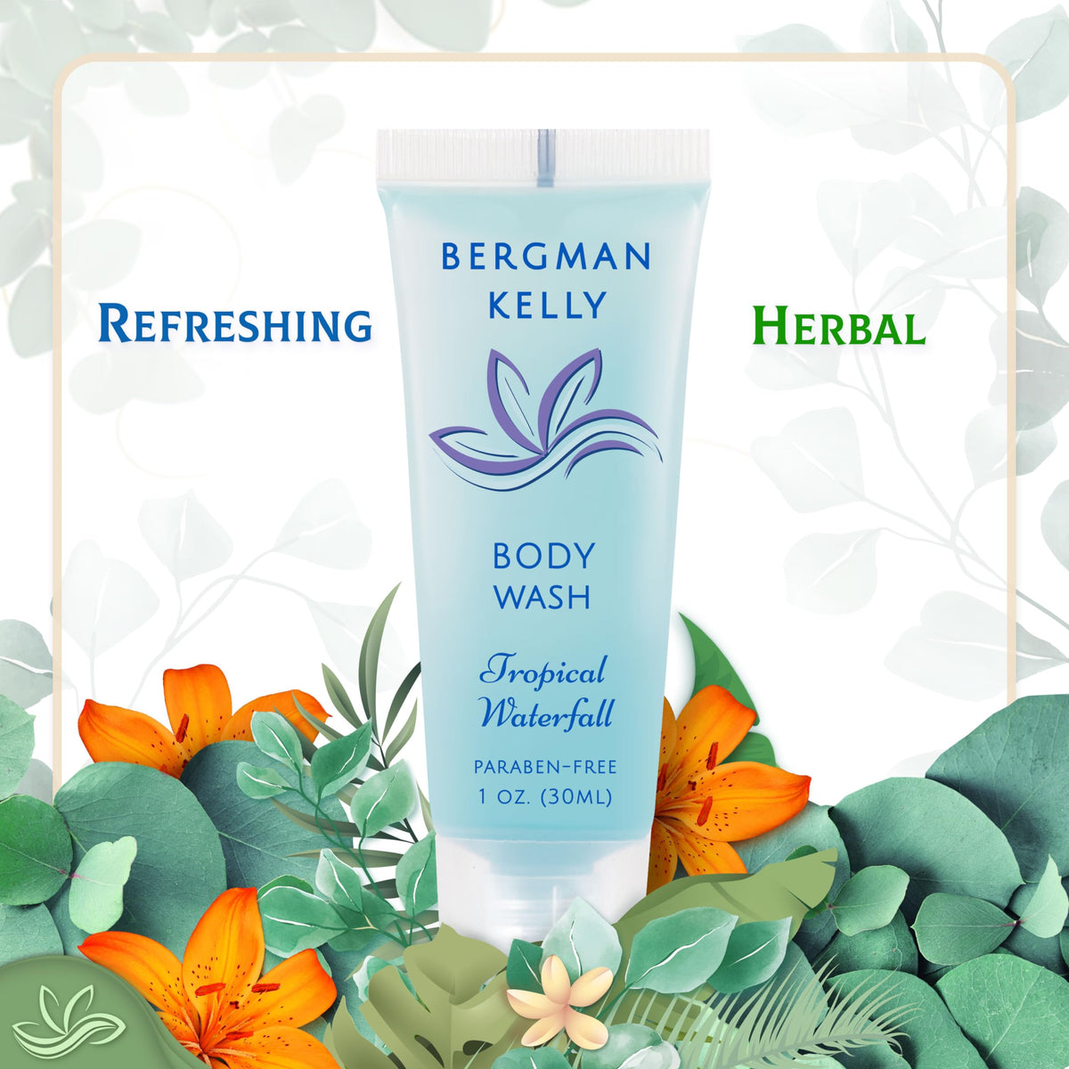 bergman kelly tube in hand for scale to highlight travel-friendly convenience