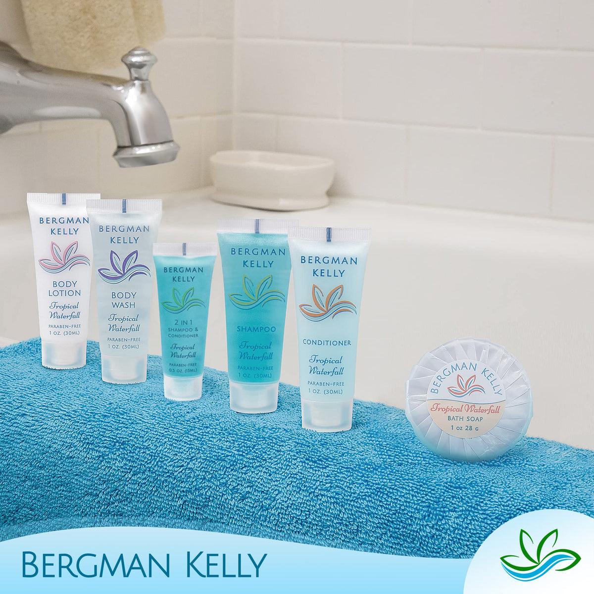 bergman kelly tube beside carry-on illustrating TSA-friendly travel size benefit