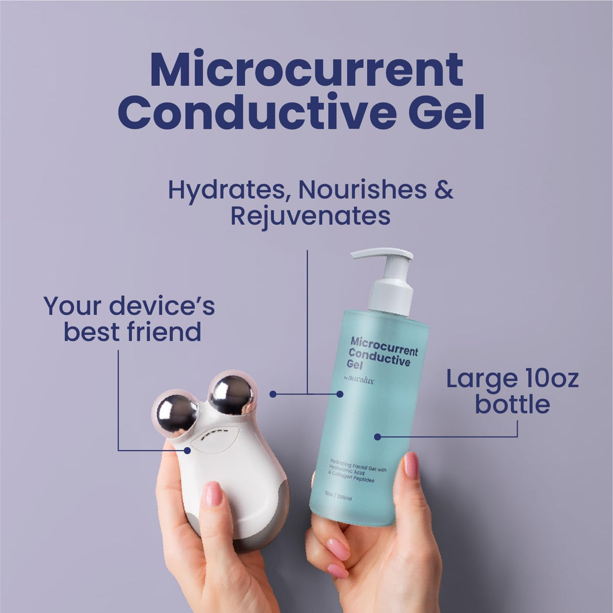 Berkland Auralux pump dispensing gel for easy controlled application