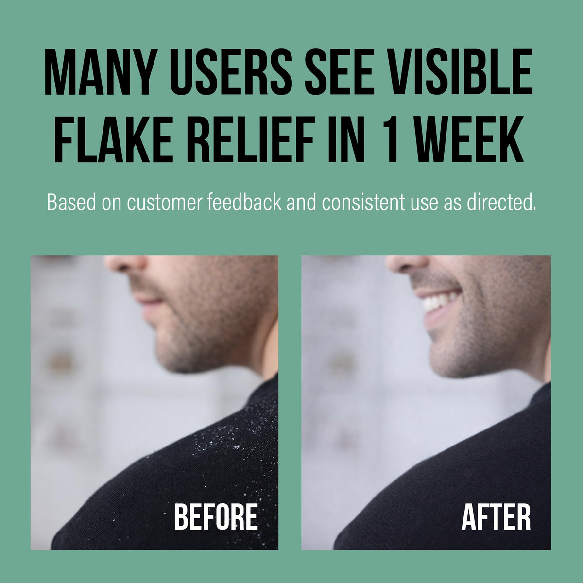 Hair after using Berk's, shows refreshed shine and improved manageability
