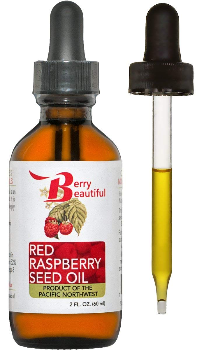 Berry Beautiful oil texture close-up on skin showing fast absorption and dewy finish benefit