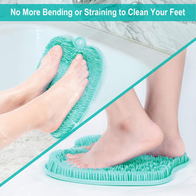 BESKAR close-up of silicone bristles demonstrating soft exfoliation and gentle massage