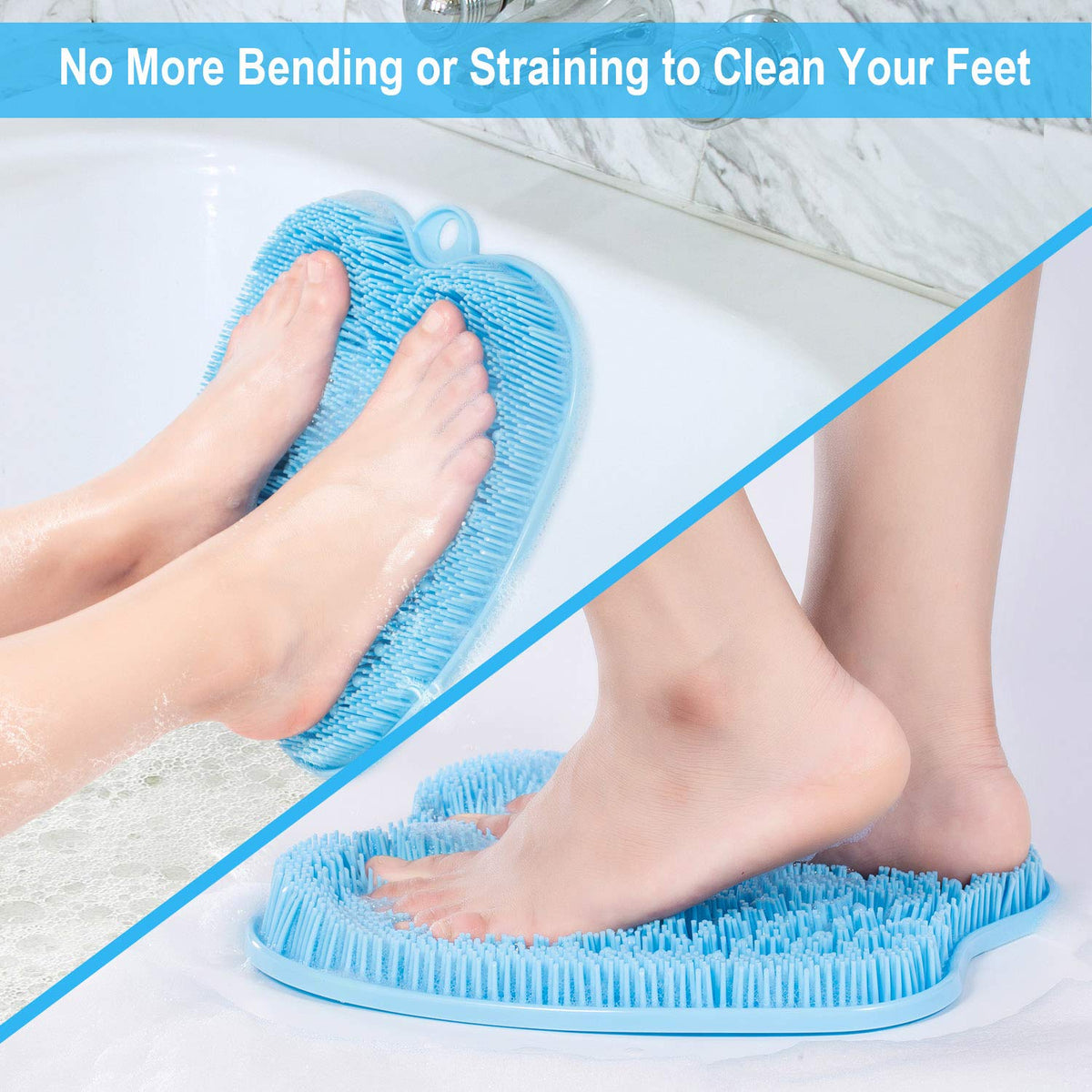 BESKAR bristles closeup highlighting textured silicone for effective exfoliation