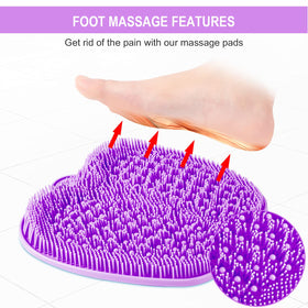 BESKAR textured massage nodes targeting pressure points to soothe tired feet