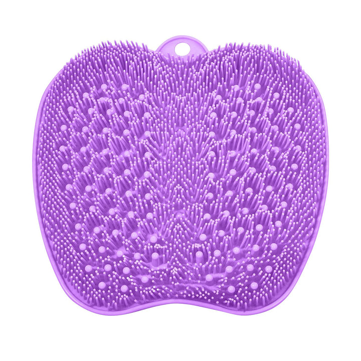 BESKAR front view of XL scrubber mat showing full surface and bristles, improves foot cleansing