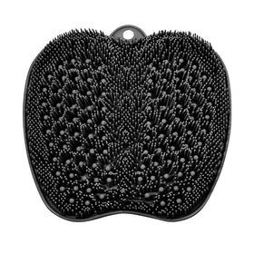 BESKAR front view of shower foot scrubber mat showing full cleaning surface and design benefit