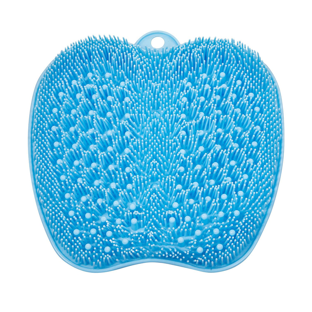 BESKAR front view mat showing full scrub surface and layout, clear cleaning benefit