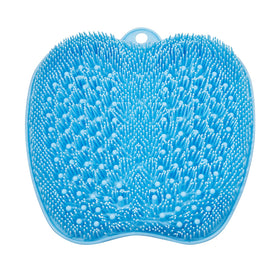 BESKAR front view mat showing full scrub surface and layout, clear cleaning benefit
