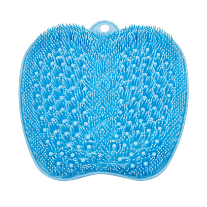 BESKAR front view mat showing full scrub surface and layout, clear cleaning benefit