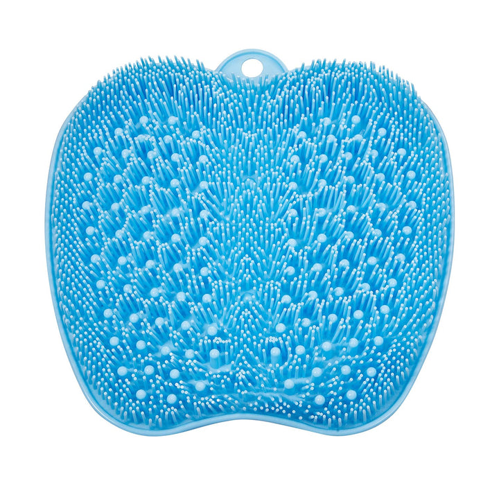 BESKAR front view mat showing full scrub surface and layout, clear cleaning benefit