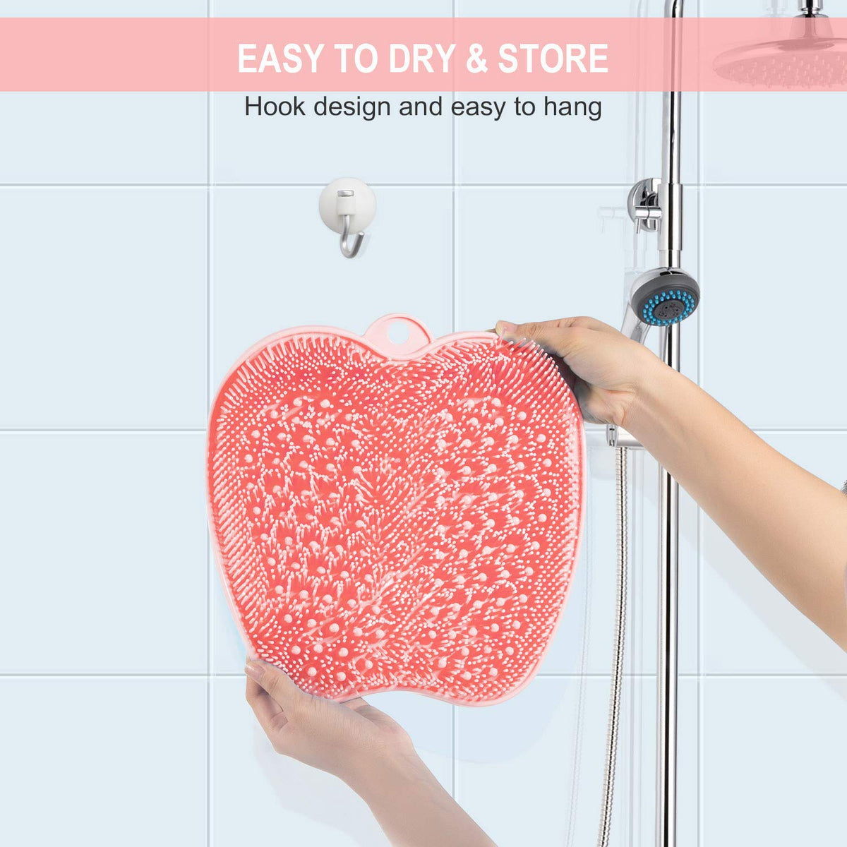BESKAR lifestyle bathroom setting showing mat integrated into daily routine benefit