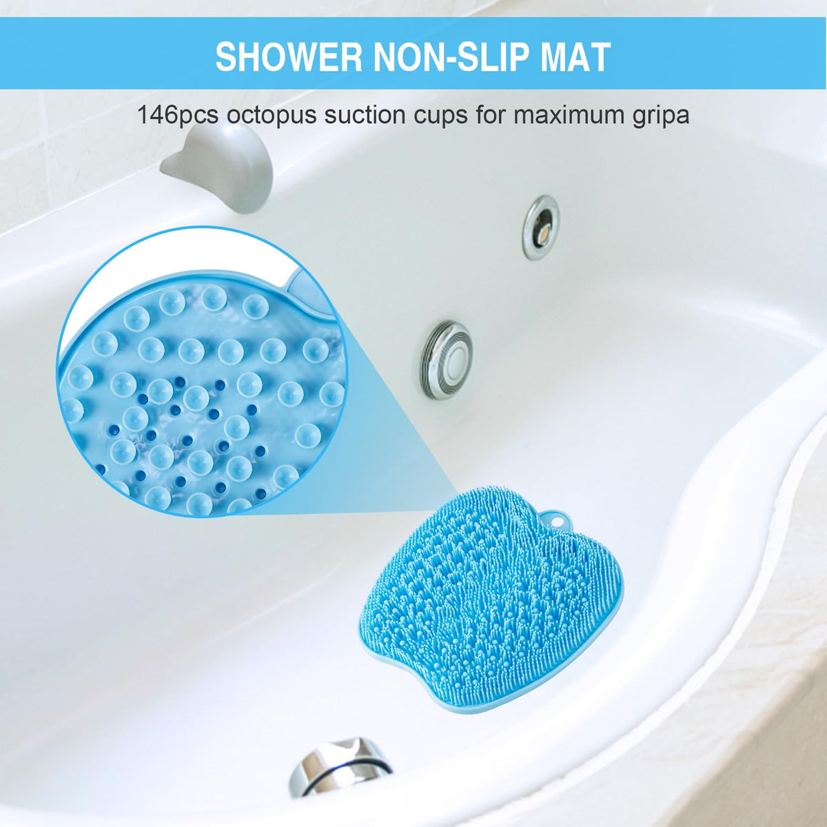 BESKAR size comparison with 28cm ruler showing roomy scrubbing area advantage