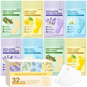 BESNEL front packaging showing 32-pack and four mask types for easy selection