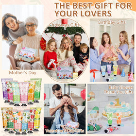 BESNEL hand cream in gift bag staged as party favors for easy giving