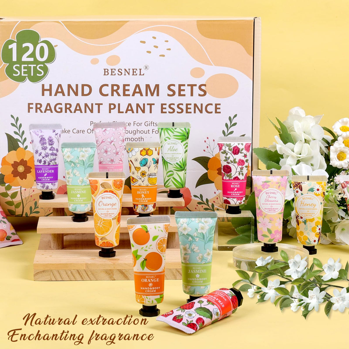 BESNEL hands applying lotion to show quick moisturizing benefit