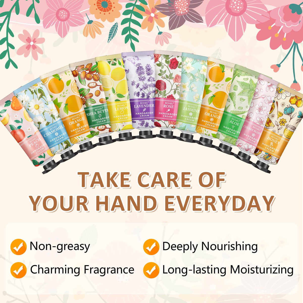 BESNEL cream texture swirl showing smooth non-greasy absorbency