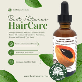 Best Nature's Cosmetics mamey seed close-up highlighting natural cold-pressed origin