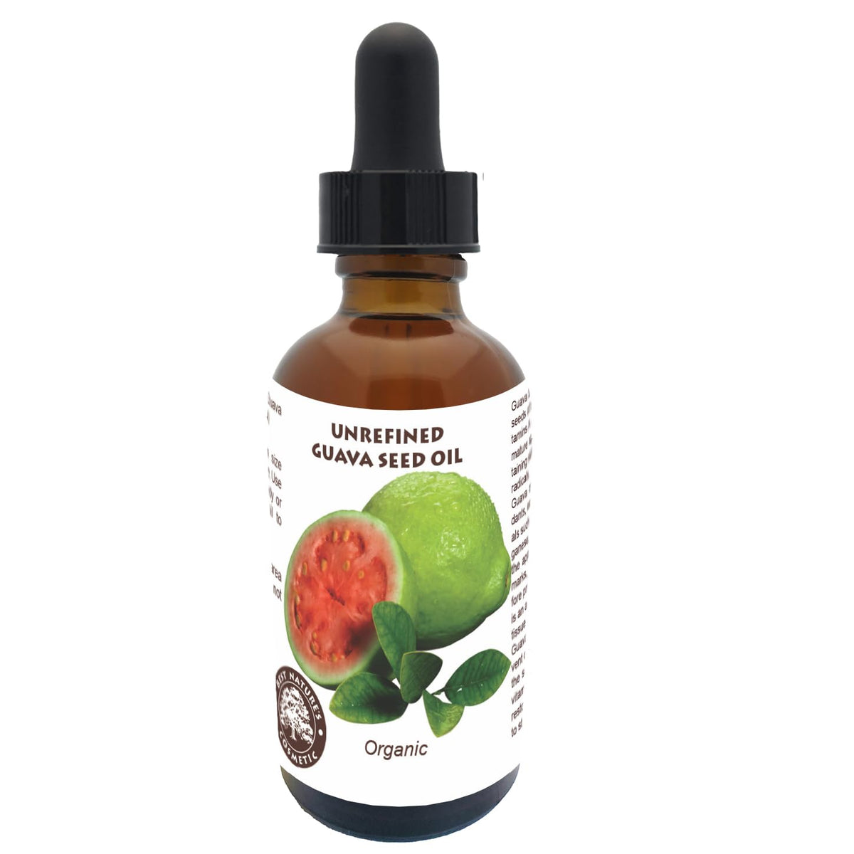 Best Nature's Cosmetics front bottle showing amber glass and label, highlighting purity