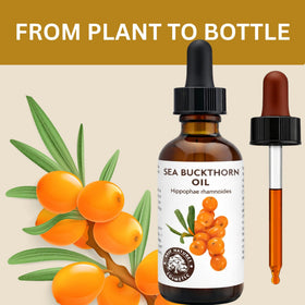 Best Nature's Cosmetics dark amber bottle close-up protecting oil from light